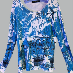 French Provincial Lightweight Sweater-Dressy